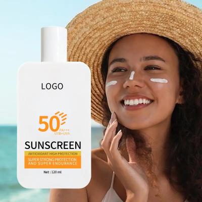 China Mulheres Rosto Seco Pele Beleza Cosméticos Protetor solar SPF 50 Creme Gel protetor solar leve à venda