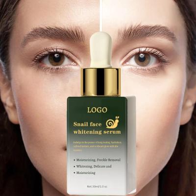 China Anti Freckle Brightening Vitamin C Glowing Skin Products Collagen Face Serum Snail en venta