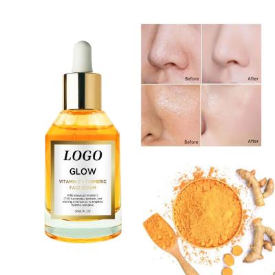 China Organic Skin Revitalizer Moisturizing Face Turmeric Serum Ginger Extract Face Brightening Serum en venta