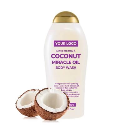 China Óleo de Coco Extra Cremoso Hidratante Óleo de Coco Milagre Ultra Profundamente Limpador E Refrescante Gel de Chuveiro para Lavar o Corpo à venda