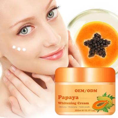 Cina OEM Lozione idratante Pawpaw Collagene Papaya Vitamina C Pelle Papaya Sbiancatura del viso Crema per donne in vendita