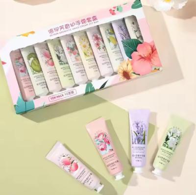 China Natürliche Feuchtigkeitscreme Mini Fuß- und Handreparaturcreme Lotion Geschenksatz Pflanzenfrüchte Parfüm Kosmetikprodukte in China zu verkaufen