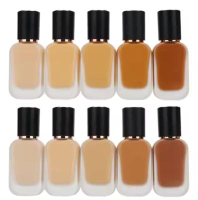 China OEM / ODM Face Makeup Full Coverage Waterproof Long Lasting Liquid Foundation Custom logo Cream for Oil Skin Concealer Cosmetics for sale