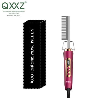 China Hot Selling Copper Comb Hair Straightener Copper Comb Custom Private Label Hot Comfortable Electric Comb for sale