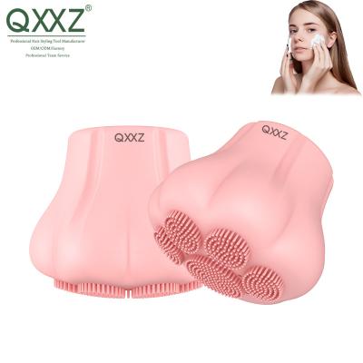 China DEEP CLEANSING Cat's Claw Facial Brush Silicone Brush Skin Cleansing Handheld Deep Cleansing Soft Exfoliating Massager for sale