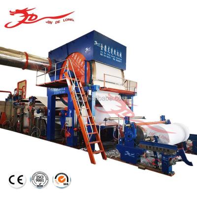 China Factory Pulp And Paper Making Machine Making Machine Tissue Toilet Paper Production Line for sale