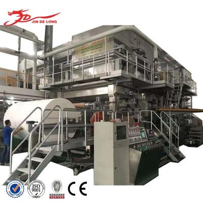 China Factory Toilet Paper Machine Crescent Raw Wood Pulp Pulping Henan Manufacturer Jindelong for sale