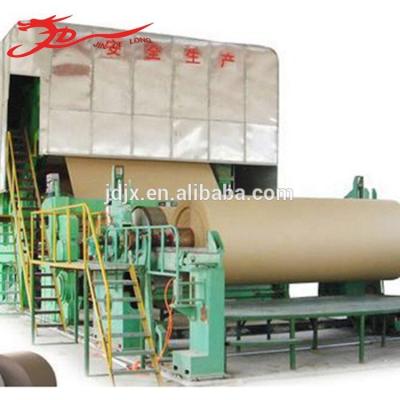 China Factory Paper Pulp And Carton Recycling Machine Manufacturer Sale Corrugated Kraft Paper Machine for sale