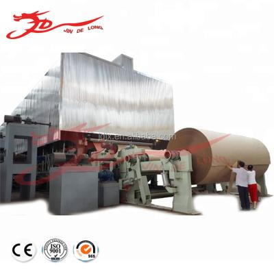 China Factory Cost of Production Recycling Corrugated Paper Flute Making Machine Line for sale