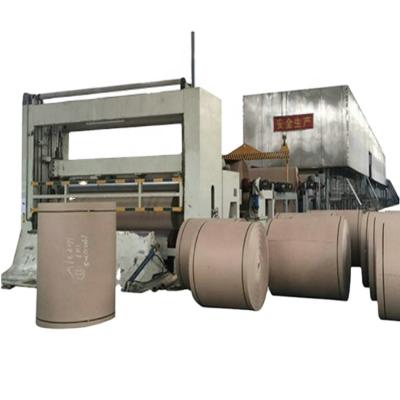 China Cheap Factory Packing Paper Machine Brown Corrugated Cardboard Paper Machine for sale