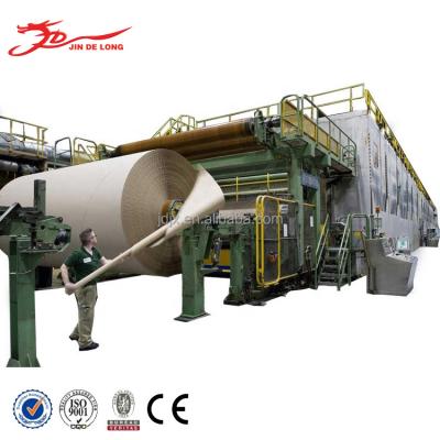 China Recycled Factory Paper Machine Price Corrugated Mill Plant Forming Kraft Paper Cardboard for sale