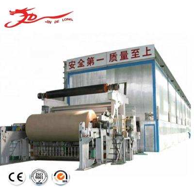 China Factory Kraft Paper Liner Corrugated Duplex Board Paper With Gray Back Making Machines For Sale for sale