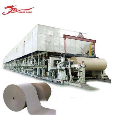 China Paper Kraft Paper Plant Making Machine Corrugated Machine Cardboard Paper Making Plant for sale