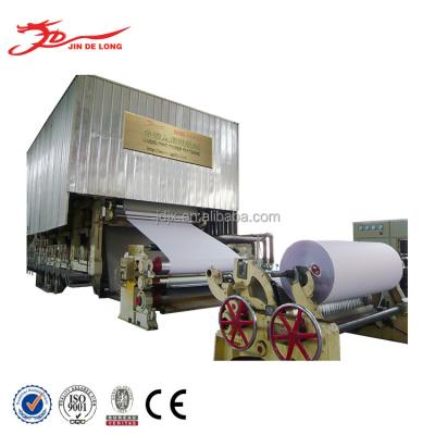 China Factory Premier Waste Paper Recycling Mill White Paper Production Newsprint Making Machine for sale