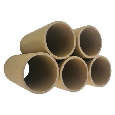 China Recycled Materials Kraft Cardboard Tube Paper High Strength Core For Packing And Tape for sale