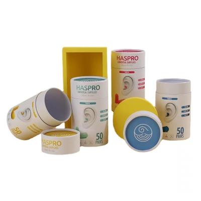 China Recycled Materials Food Grade Kraft Paperboard Custom Eco Friendly Tea Sprinkles Round Box Cylinder Paper Tubes Coffee Cans Packaging for sale