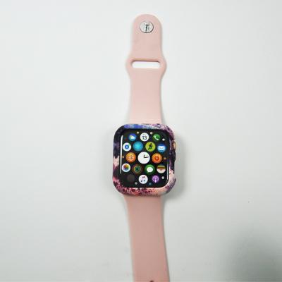 China Protective PC Watch Case Protect Watch Heat Press Printing Watch Case With Coating For iwatch for sale