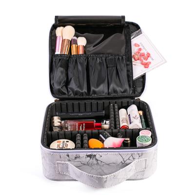 China Durable Multifunctional Portable Cosmetic Bag Personalized Logo Water Resistant Makeup Bag Custom Made for sale