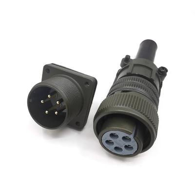 China audio & Visual Circular German Power Connector Military Electronic Waterproof Plug for sale