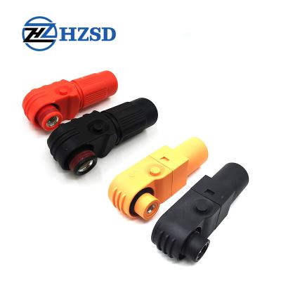 China Crimp Type 6mm 100A 120A HV Busbar Plug Male Female Plug High Current Heavy Duty Power Connectors For Process Control Cable for sale