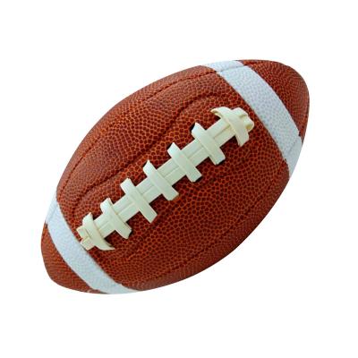 China Durable PATTONLEX Customs Size 6 Customize Logo Customize Color Blue Rubber Ball American Football For Outdoor Play for sale