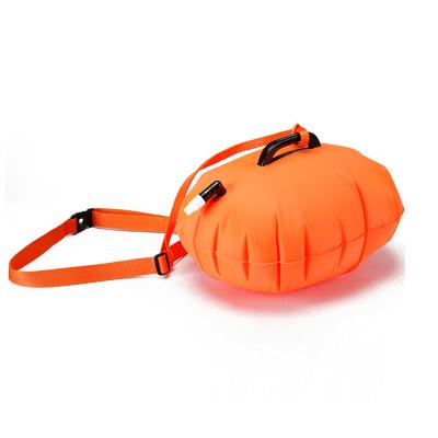 China Durable PATTONLEX Inflated Buoy Open Water Pool Buoy Dry Bag High Visibility Safety Lightweight Swimming Float for sale