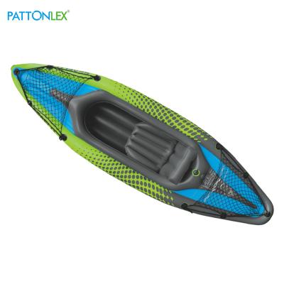 China Convenient PATTONLEX 1 Person Solo Kayak Fishing Inflatable Kayak for sale