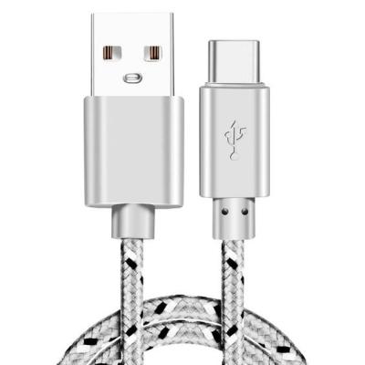 China Multi Function Data Transfer Cable USB A To Type C Cable USB-C Nylon Braided Fast USB Charger Mobile Phone Power Bank Data Cable for sale