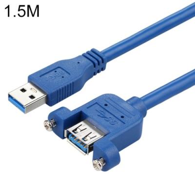 China 2022 COMPUTER USB A Male to Female Extension Cable with Screw Lock Printer Type B Panel Mount Cable for sale