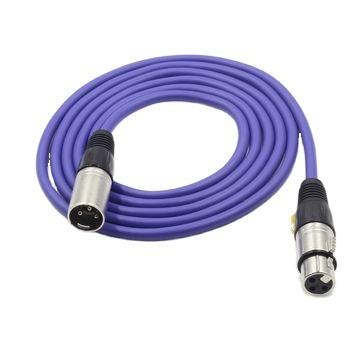 China Customizable Excellent Sound For Microphone Speaker XLR Microphone Cable Male To Female XLR Extension Cable for sale