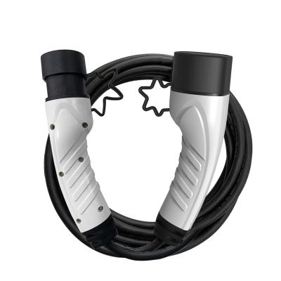 China High Quality Residential / Multipurpose Single Phase 16A Type - 2 Male To Female Ev Charging Cable For Electric Vehicle Plug for sale