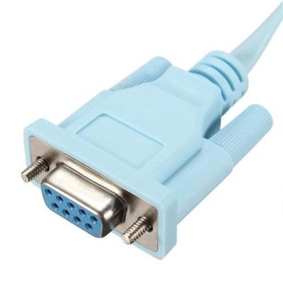 China High Quality Pure Copper Routers PVC Housing Computer Cable DB9 Male To Female Serial RS232 Cable for sale