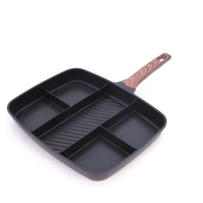 China Sustainable High Quality Multifunctional Grill Pan Five Sections Divided In A Pan for sale