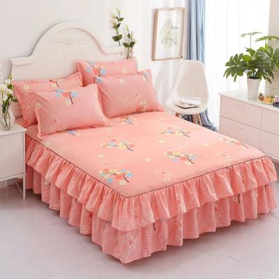 China Flower Nondisposable Home Bedspread Flat Sheet Bed Cover Bedding Textile Soft Warm Bed Sheets for sale