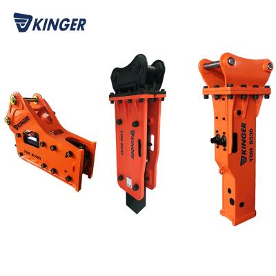 China Construction Works Hot Selling Kinger Hydraulic Hammer Machine For Rock Break Excavator Break Hammer for sale