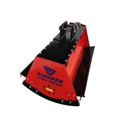 China 3-6 T KINGER Hydraulic Brush Cutter Flail Mower For Excavator for sale