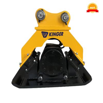 China Soil KINGER mini excavator hydraulic compacting plate compactor vibration plate stone compactor for sale for sale