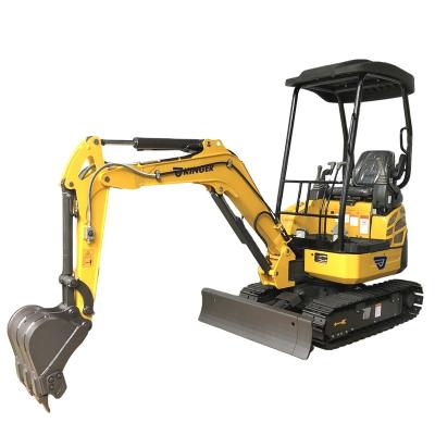 China Farms 2 Ton Mini Hydraulic Crawler Excavator With 2 0.04 CBM Buckets For Sale for sale