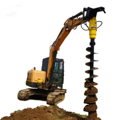 China Ground Hole Drilling/Tree Planting Auger Hydraulic Earth Auger Machine For Mini Excavator for sale