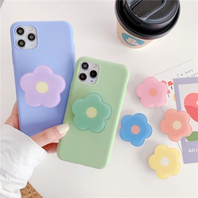 China New Adjustable High Quality Universal Fresh Flowers Phone Stand Cell Phone Holder Suitable For iPhoneX Samsung Phone Holder Car for sale