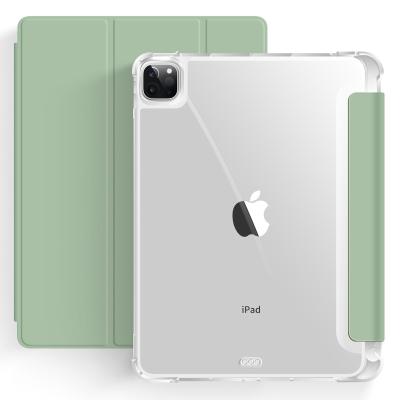 China Lightweight Shockproof Cover with Clear Transparent Back Shell [Built-in Pencil Holder] for iPad Pro 12.9 inch 5th Generation for sale