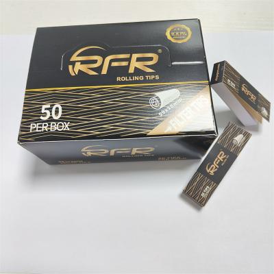 China Tobacco RFR Black Rolling Filter Tips Popular And Hot Selling 59*18mm Filter Roll Unbleached Smoking Paper Tips for sale