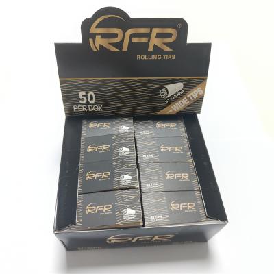 China New Arrival RFR Unbleached Wide Rolling Paper Smoking Filter Tips 57*25mm Paper Wide Papers Smoking Roll for sale