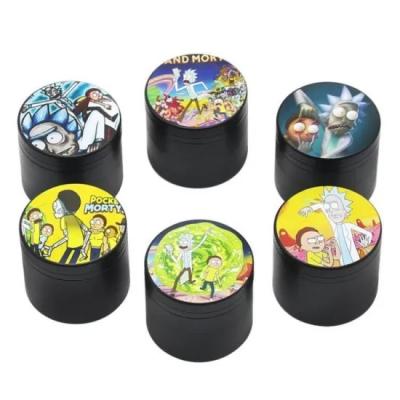 China Wholesale Custom Logo Eco-friendly 4 Layers Premium Tobacco Aluminum Zinc Alloy Herb Grinder for sale