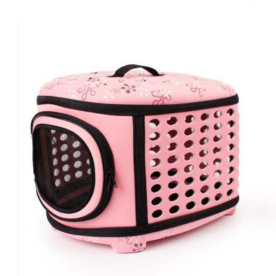 China Dogs Wholesale Luxury Soft Sided Dog Cat Carrier Bag EVA Waterproof Breathable Airline Approved Pet Carrier for sale