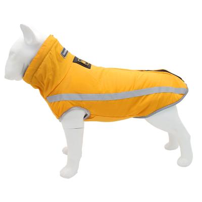 China Manufacturer Customized Logo Waterproof Viable Windproof Reflective Dog Jacket For Big Dog for sale