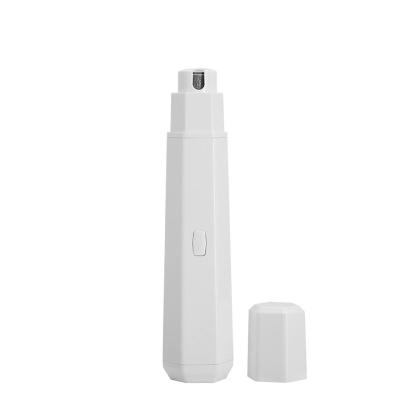 China New Stored Version Super Quiet Painless USB Charging Rechargeable Dog Nail Pet Electric Vacuum Cleaner Nail Trimmer for Cats and Dogs for sale