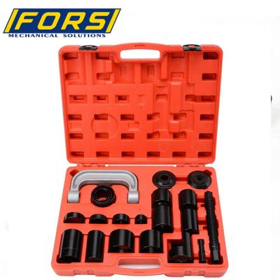 China FORS 21pcs Steel Ball Joint Separator 4W Car Repair Service Tool Kit Remover Master Adapter for sale