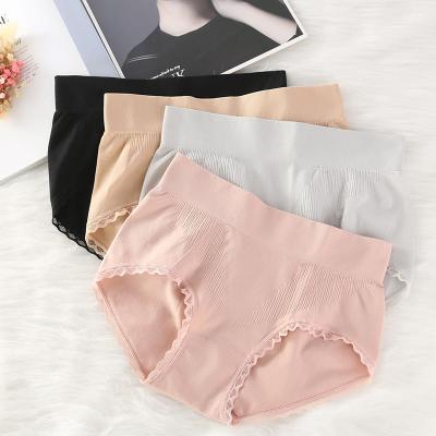 China Breathable Cheap Ladies Mid Waist Underwear Panties Women's Price Panties Seamless Women's Underwear for sale