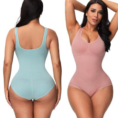 China Full Body Antibacterial European And American Bra Woman Girdles Jumpsuit Tummy Control Shapewear LeggingFor Seamless Diet Women for sale